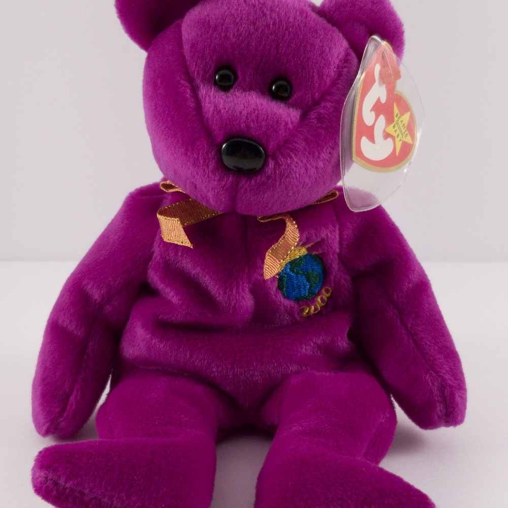 Millennium bear beanie baby